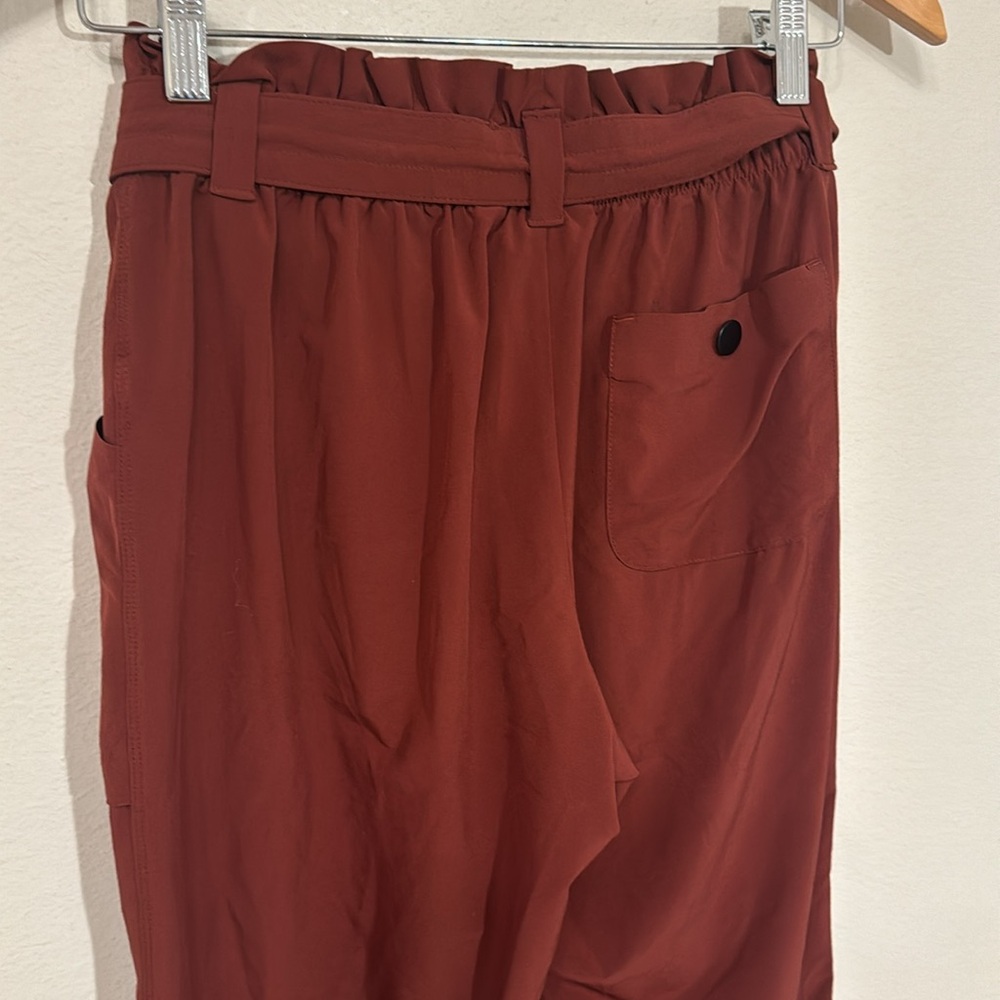 ATHLETA Skyline Pants Rust With Pockets Size 6 Great Condition! - Picture 5 of 8